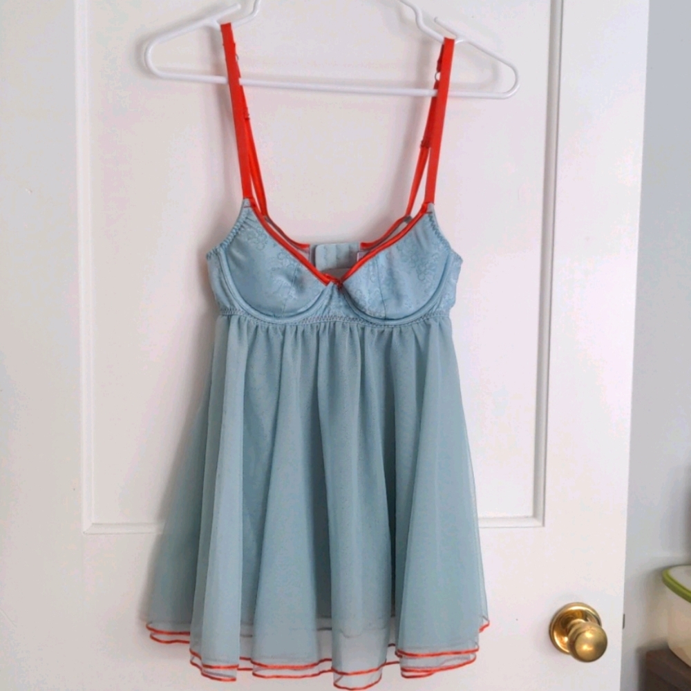 Victoria's Secret Puffy Babydoll Lingerie w/ Panty